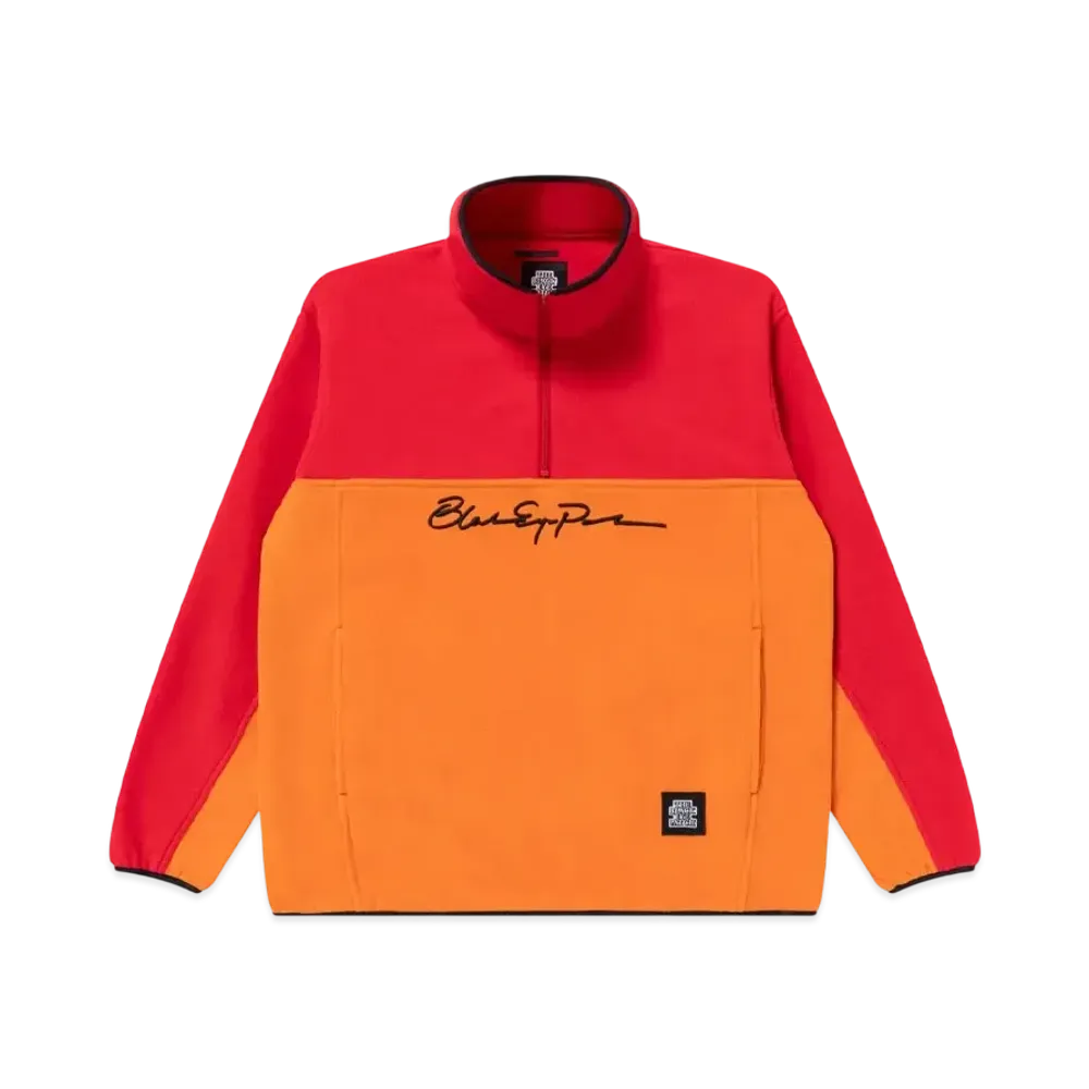 Blackeyepatch Autograph Logo Half Zip 2 Tone Fleece "Orange"