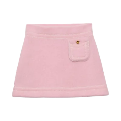 PRADA Women's Cashmere Miniskirt "Pink"