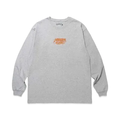 APHRODITEGANG Classic Logo L/S Tee Gray "Orange"