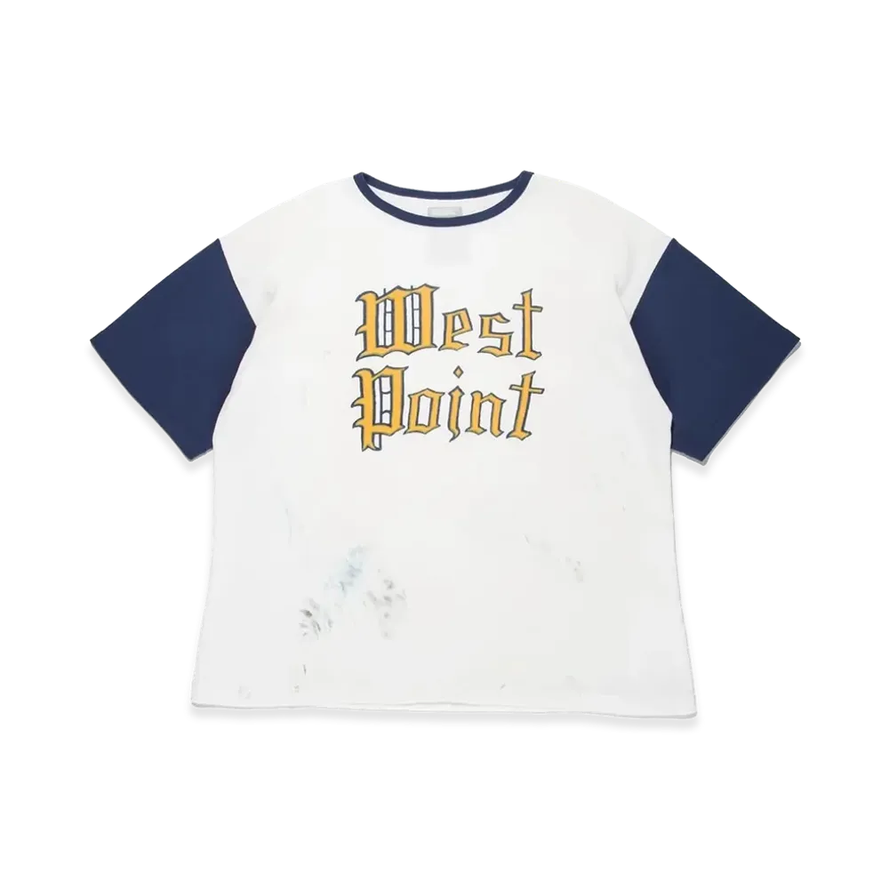BOW WOW West Point Logo Ribbed SS CS "White/Blue"