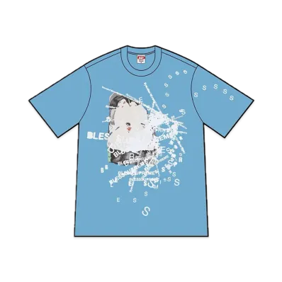 Supreme x BLESS Observed In A Dream Tee "Light Slate"