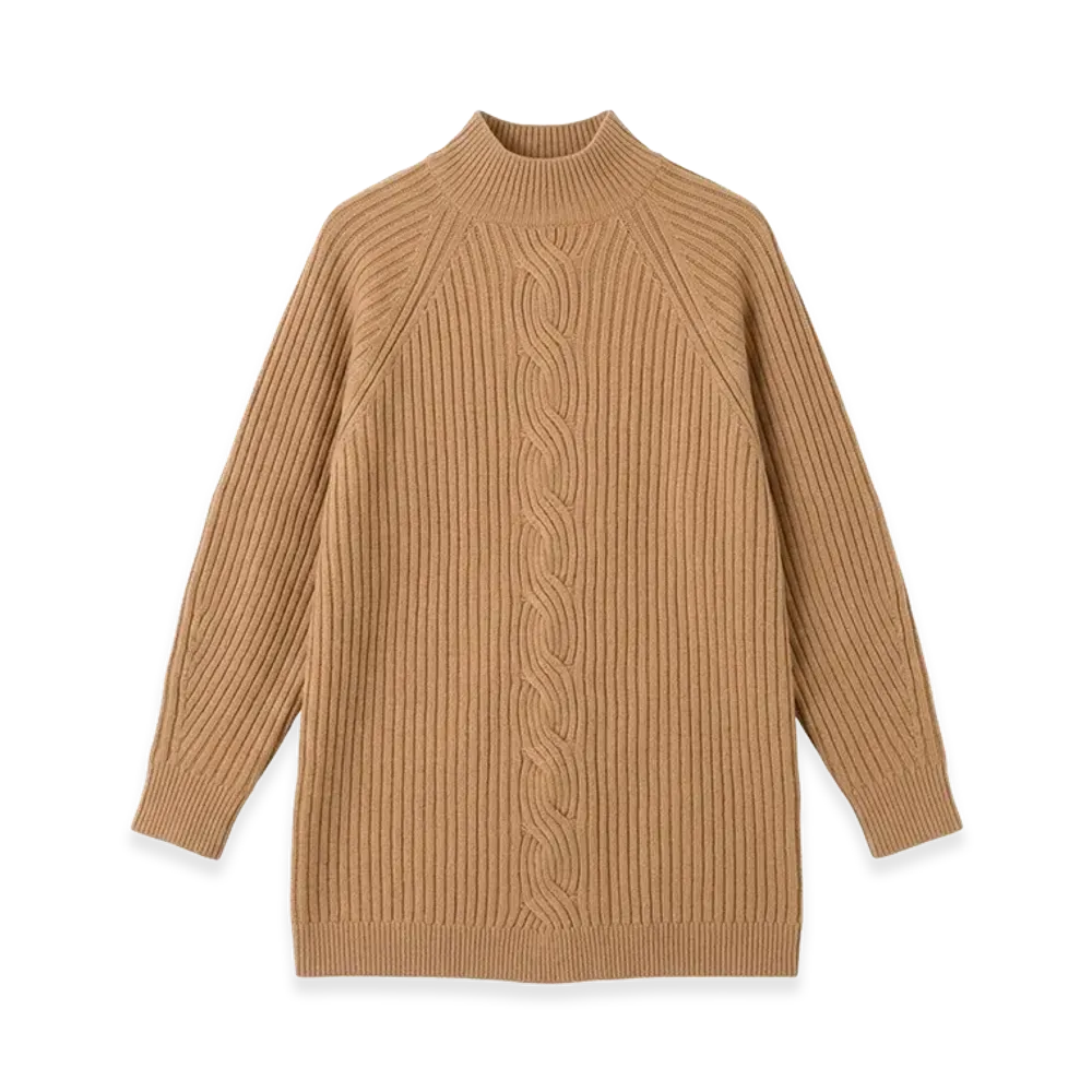 Max Mara Women's Alcazar Cable Knit "Camel"