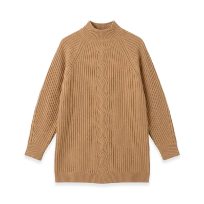 Max Mara Women's Alcazar Cable Knit "Camel"