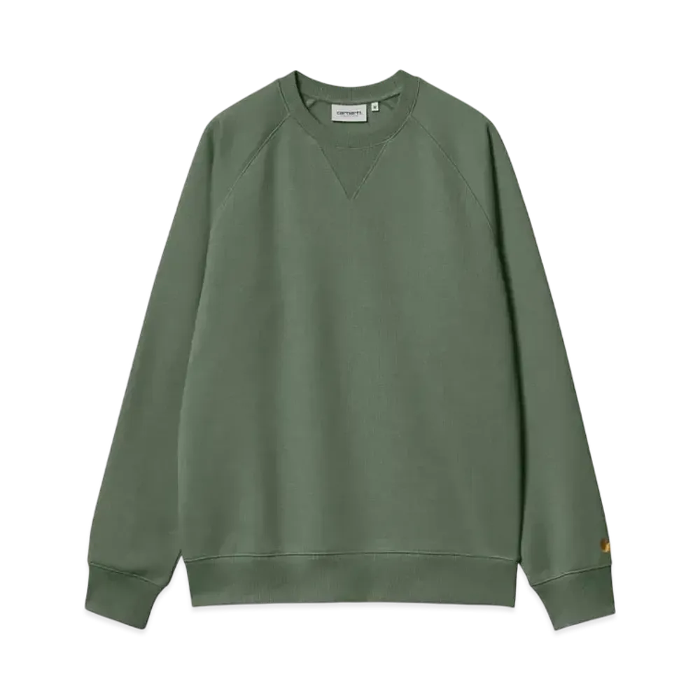 Carhartt WIP Chase Sweat "Duck Green/Gold"