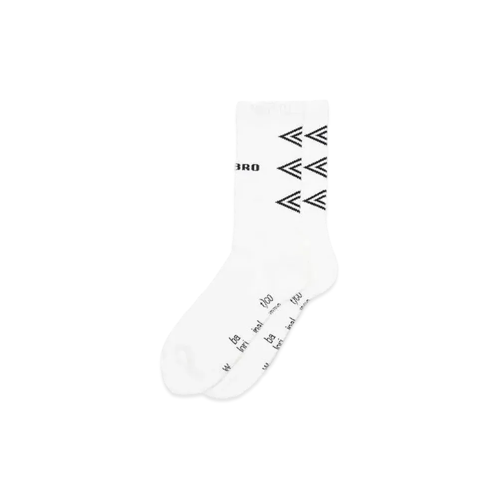 UMBRO x BAL JACQUARD SOCKS "WHITE"