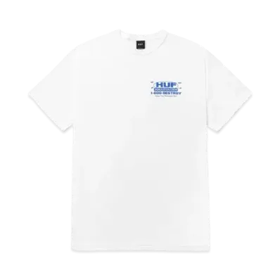 HUF Summer 24 Demolition Crew Tee "White"