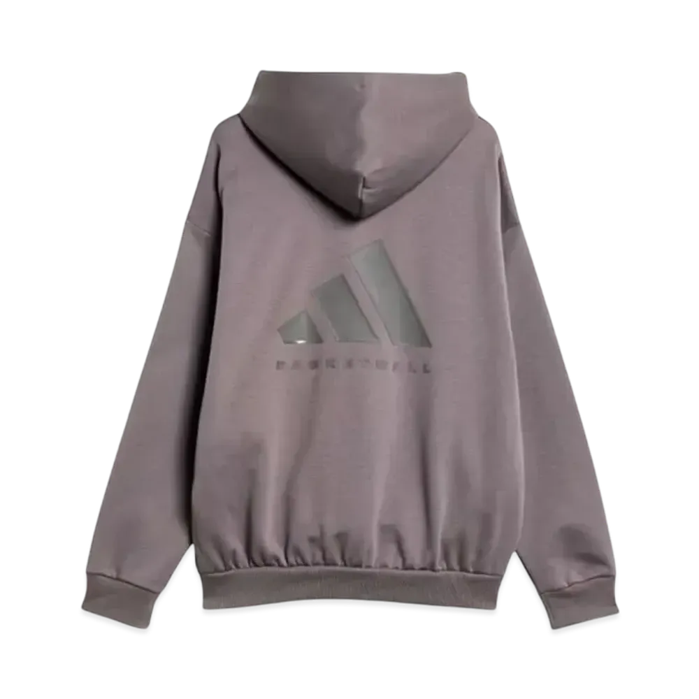 adidas One Basketball Fleece Parka "Charcoal"