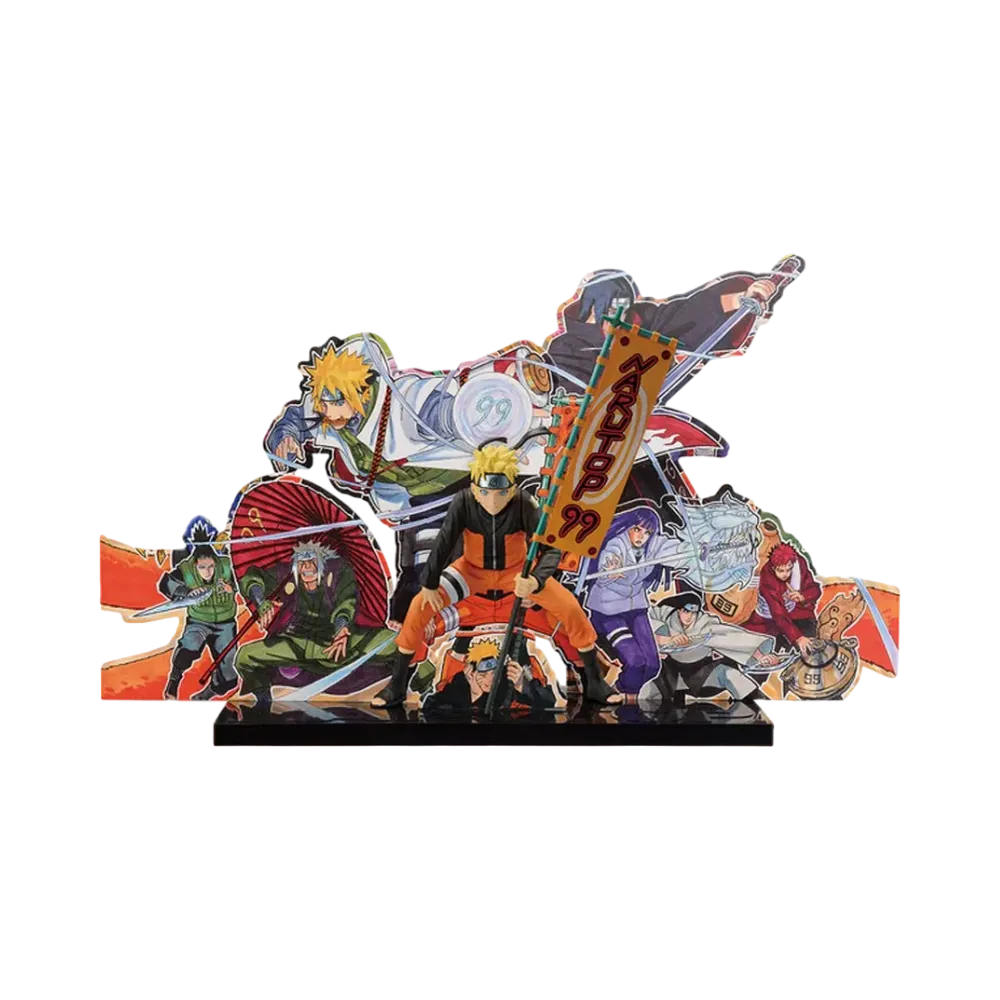 Ichiban-Kuji Naruto Uzumaki Figure (NARUTOP99 Memorial Illustration Background Panel Drawn by Masashi Kishimoto) NARUTOP99 -Gorgeous Shinobi Emaki-