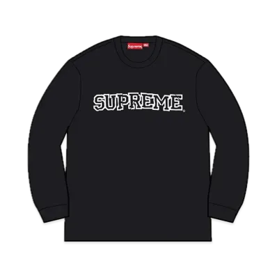 Supreme Shattered Logo Crewneck "Black"