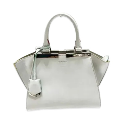 FENDI Mini Trowele Diary Handbag "Light Gray"