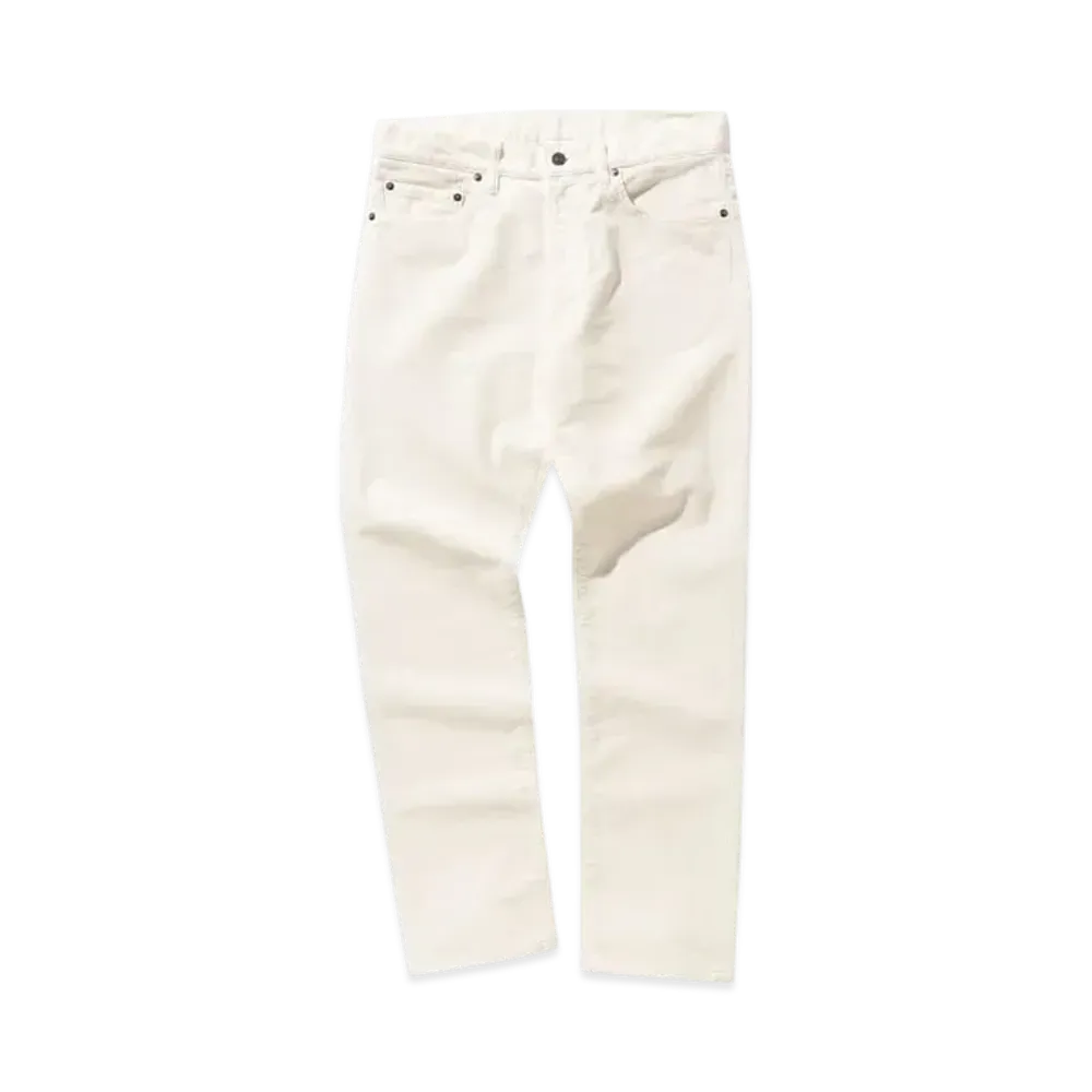 BEAMS 5 Pocket Corduroy "White"
