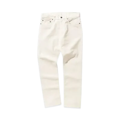 BEAMS 5 Pocket Corduroy "White"