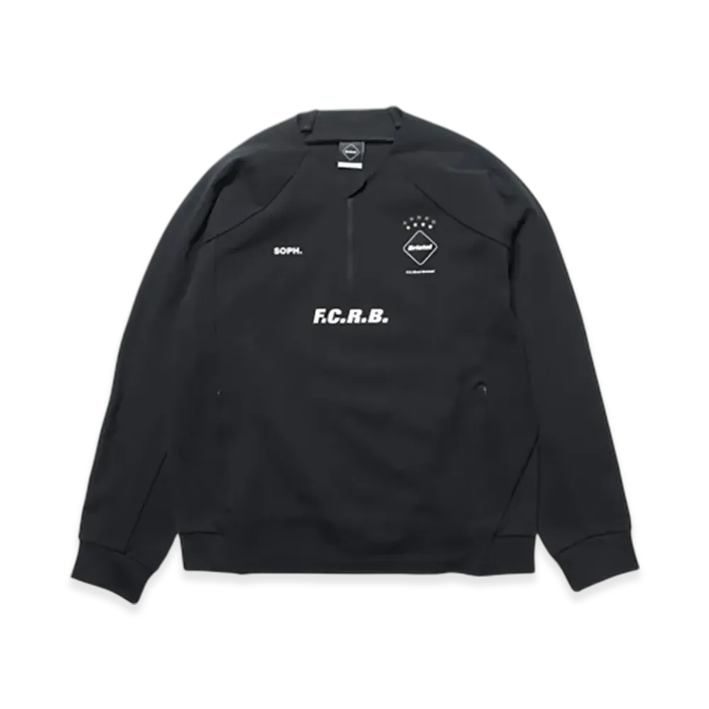 F.C.Real Bristol Pdk Quarter-Zip Top "Black"