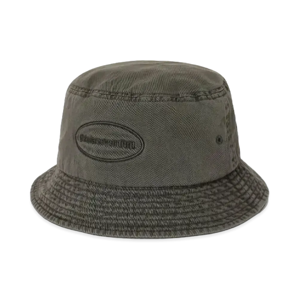 thisisneverthat Overdyed E/T-Logo Bucket Hat "Charcoal"