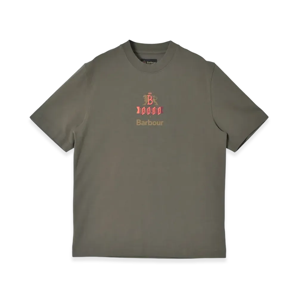 Barbour Bxb Arc Relax T-Shirt "Uniform Green"