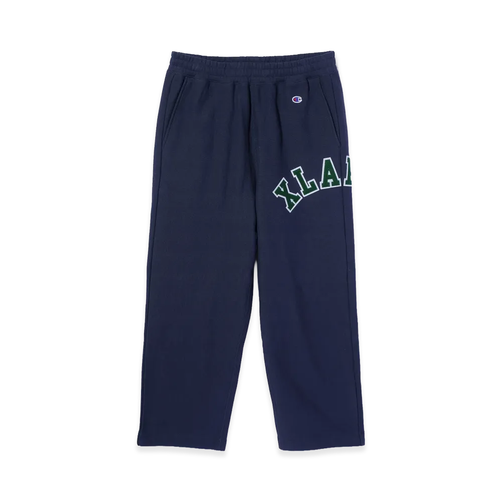 XLARGE x Champion Reverse Weave Sweat Pants "Navy"