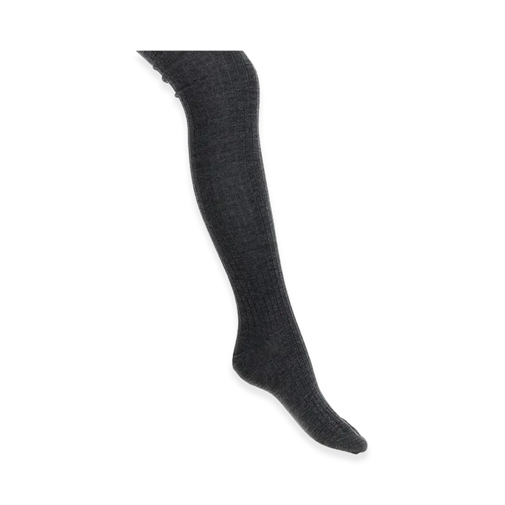 Jil Sander Women's Ribbed Tights "Gray"