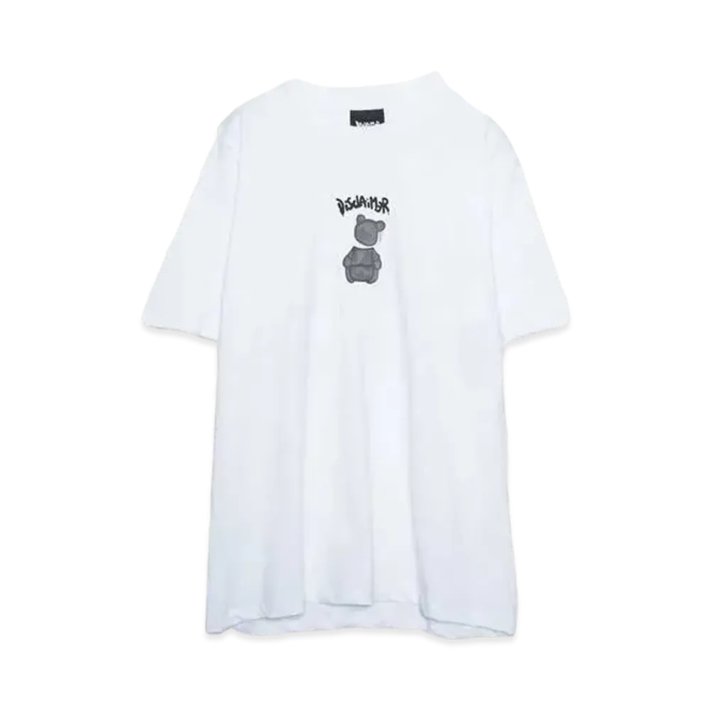 DISCLAIMER MAGLI UOMO IN JERSEY "BIANCO"