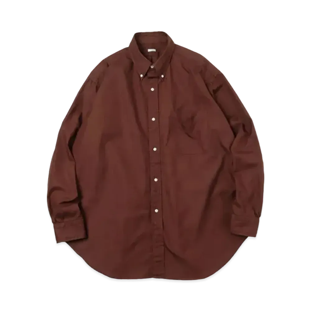 A.PRESSE BD Oxford Shirt "Brown"