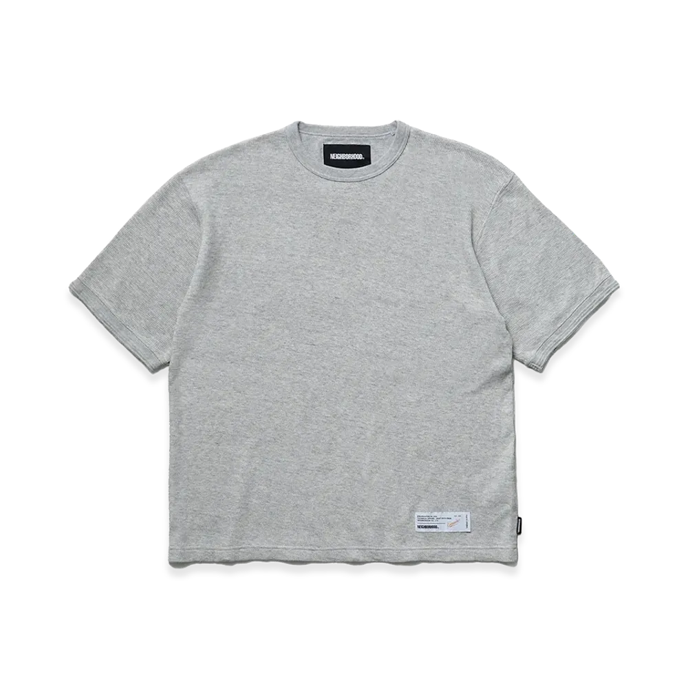 NEIGHBORHOOD Honeycomb Fabric Crewneck SS "Gray"