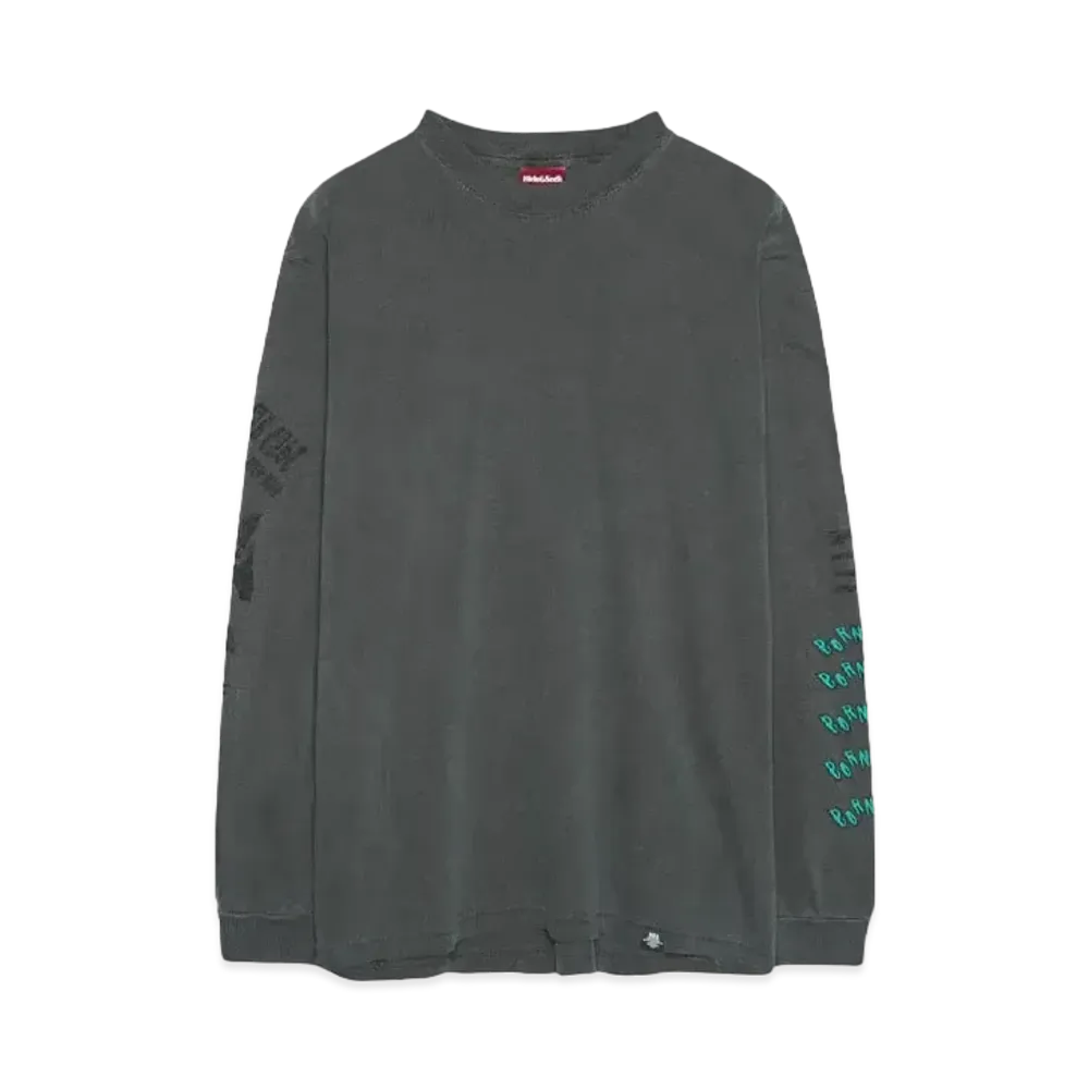 Hide and Seek Collage L/S Tee(24aw) "D-BLACK"