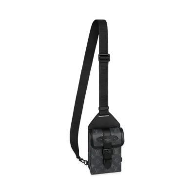 Louis Vuitton Saumur Sling Bag Monogram Eclipse "Noir"