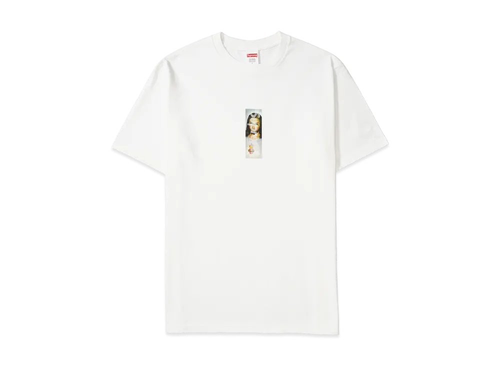 Supreme Prayer Card Box Logo Tee "White"