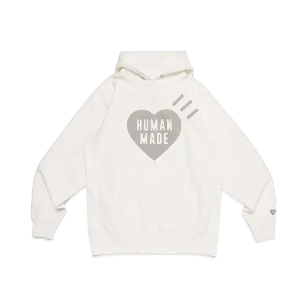 HUMAN MADE Heart Heavyweight Hoodie Sapporo / Gray "White"