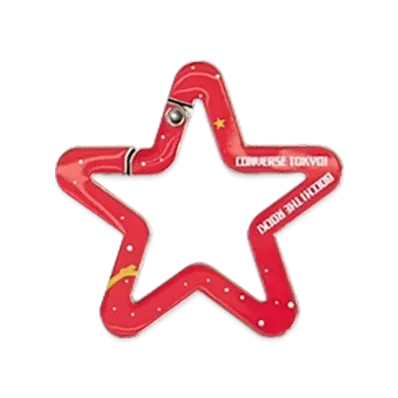 Converse x Bocchi The Rock! Star Carabiner "Red"