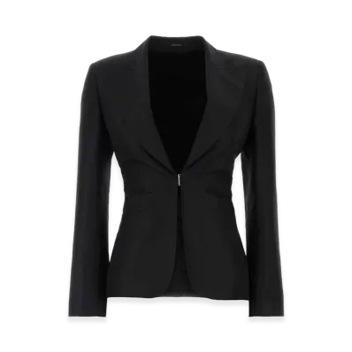 GUCCI Women's Faille Blazer "Black"