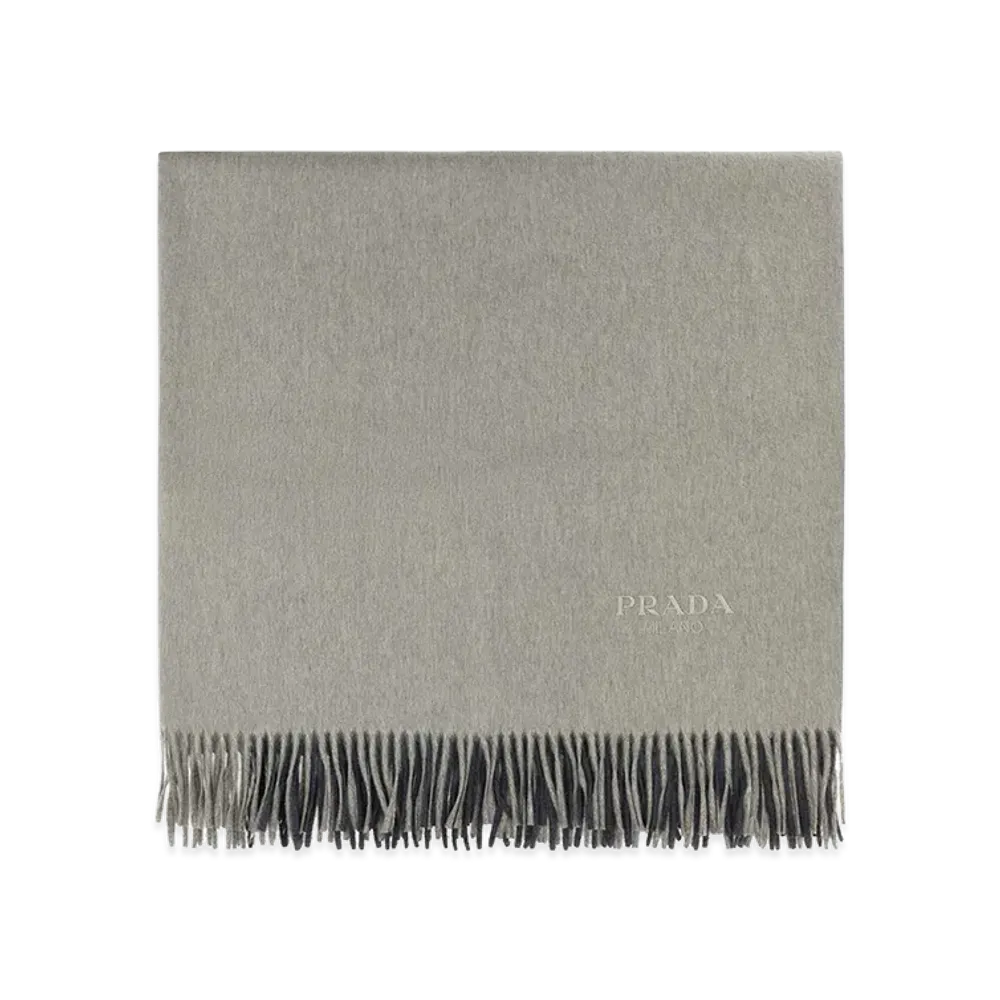 PRADA Two-Tone Cashmere Blend Blanket "Multicoloured"