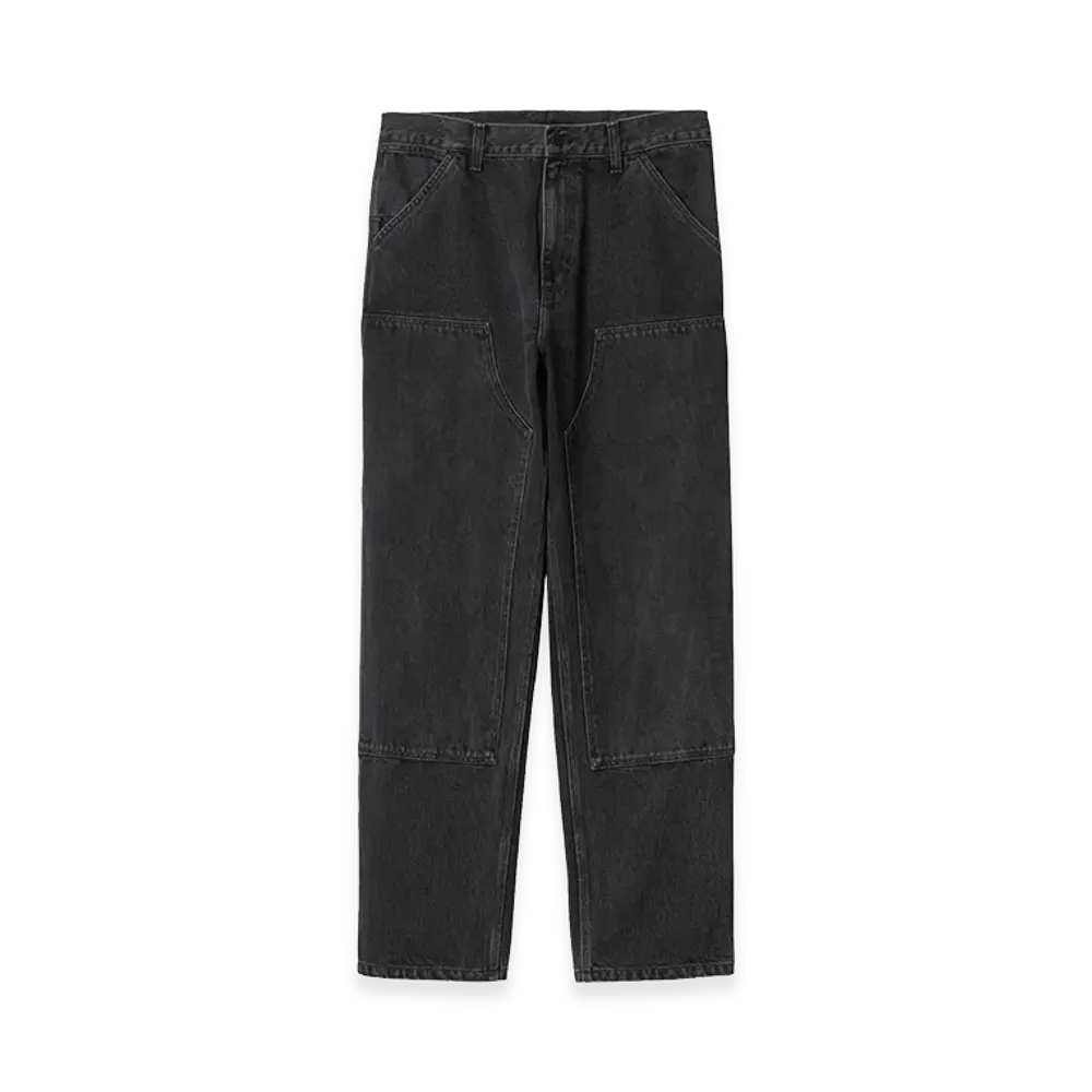 Carhartt WIP Double Knee Pant "Black/Stone Washed"