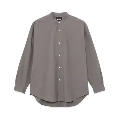 Goldwin Oversized Band Collar Shirt (Unisex) "Gray"