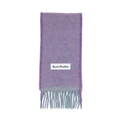 Acne Studios Wool Mohair Scarf - Narrow "Lavender Purple"