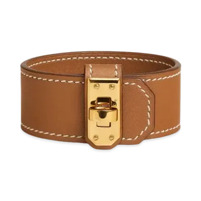 Hermes Kelly Twist Small Bracelet Swift "Gold/Gold"