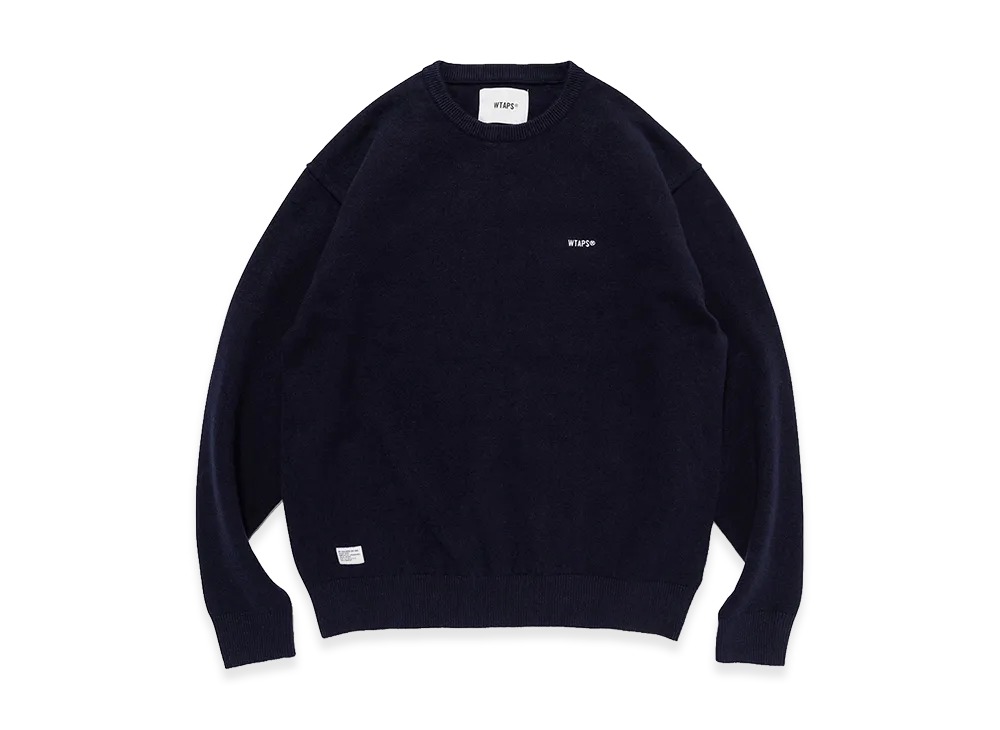 WTAPS Sign-MG / Sweater / Nyco "Navy"