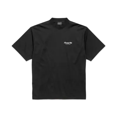 BALENCIAGA Beverly Hills T-Shirt Medium Fit in Vintage Jersey "Black"