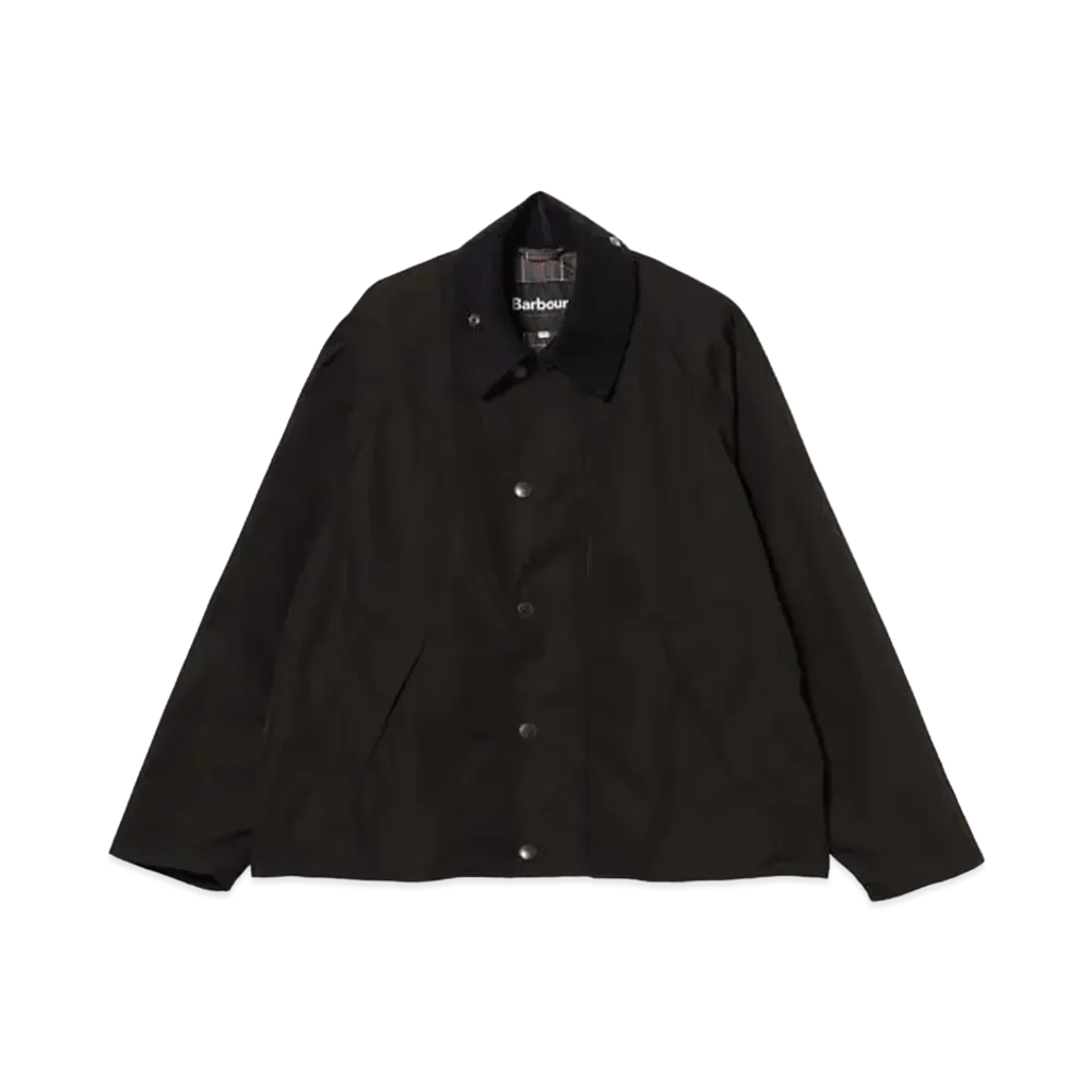 Barbour x BEAMS F Transport Jacket Polyester Memory Twill Jacket "Black"