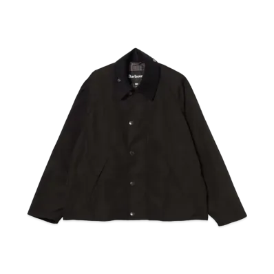Barbour x BEAMS F Transport Jacket Polyester Memory Twill Jacket "Black"