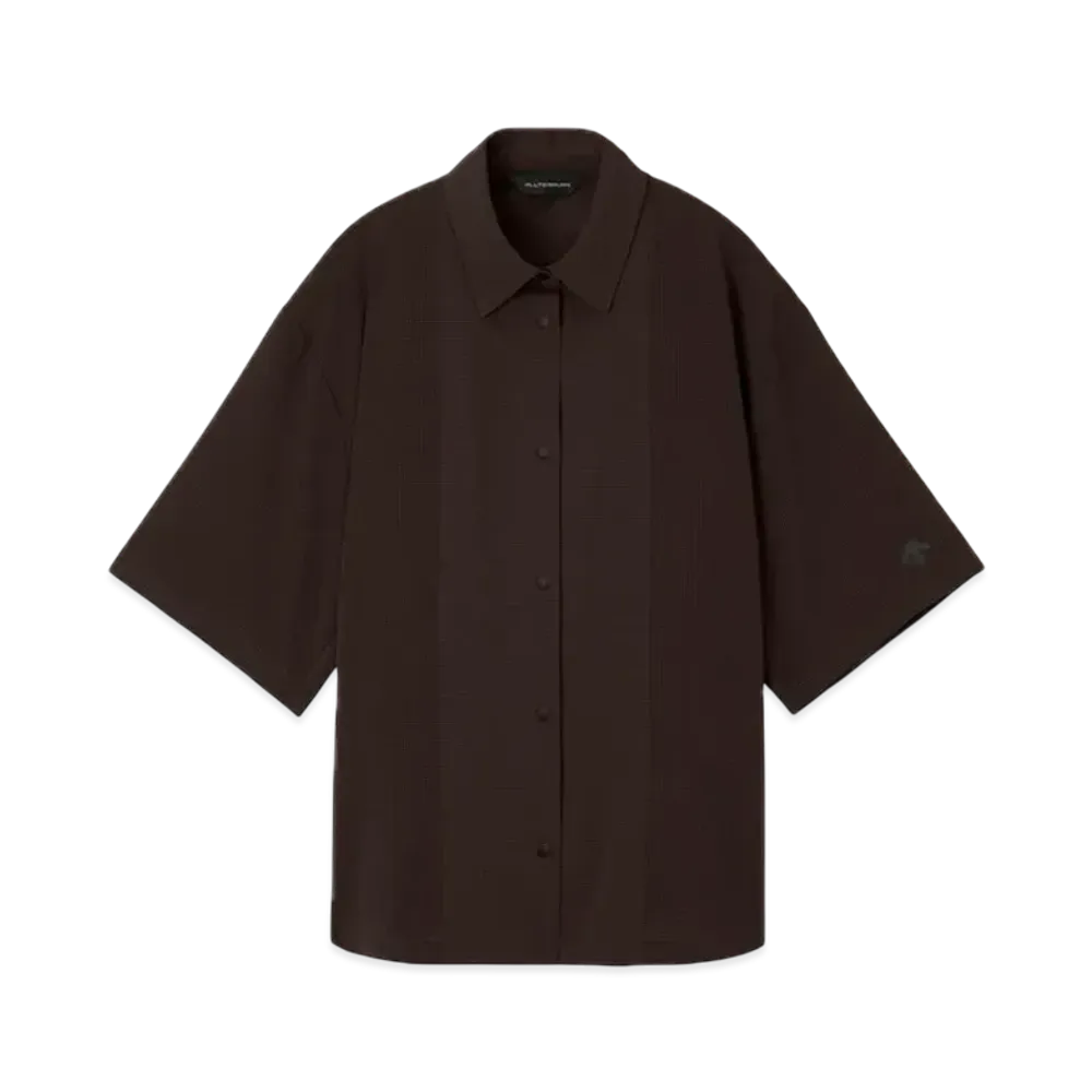 DESCENTE ALLTERRAIN Skimatec Air Half Sleeve Shirt "Deep Mahogany"