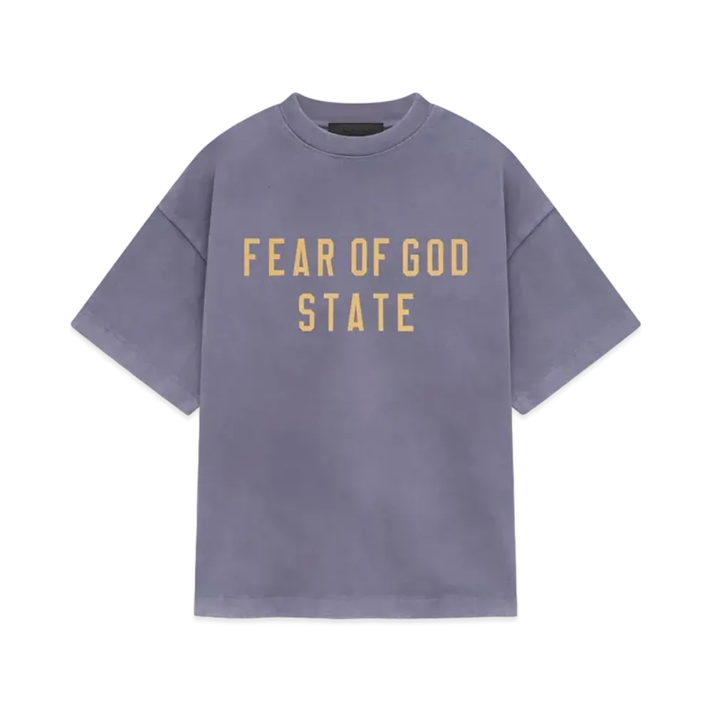 FEAR OF GOD Essentials Kids Heavy Crewneck Tee "Lavender"