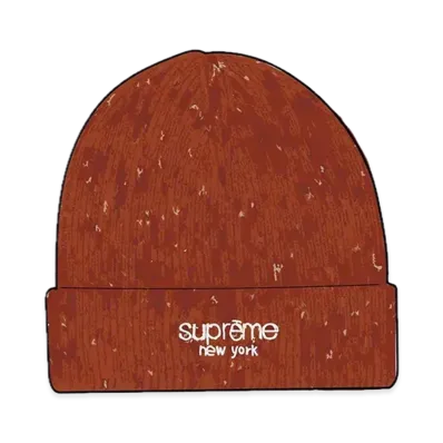Supreme Rainbow Speckle Beanie "Rust"