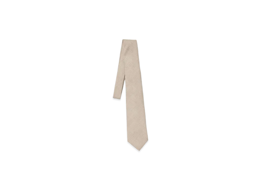 AURALEE Super Light Wool Tie "Top Beige"