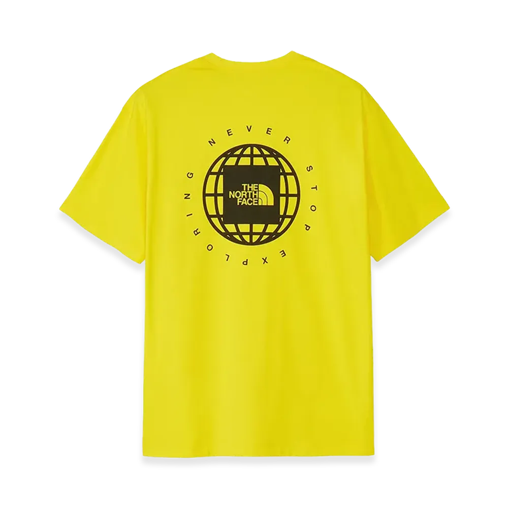 The North Face Short Sleeve Geo Square Logo Tee "TNF Lemon"