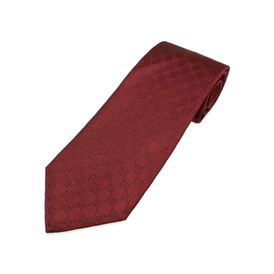 GUCCI Fedora Tie "Wine Red"