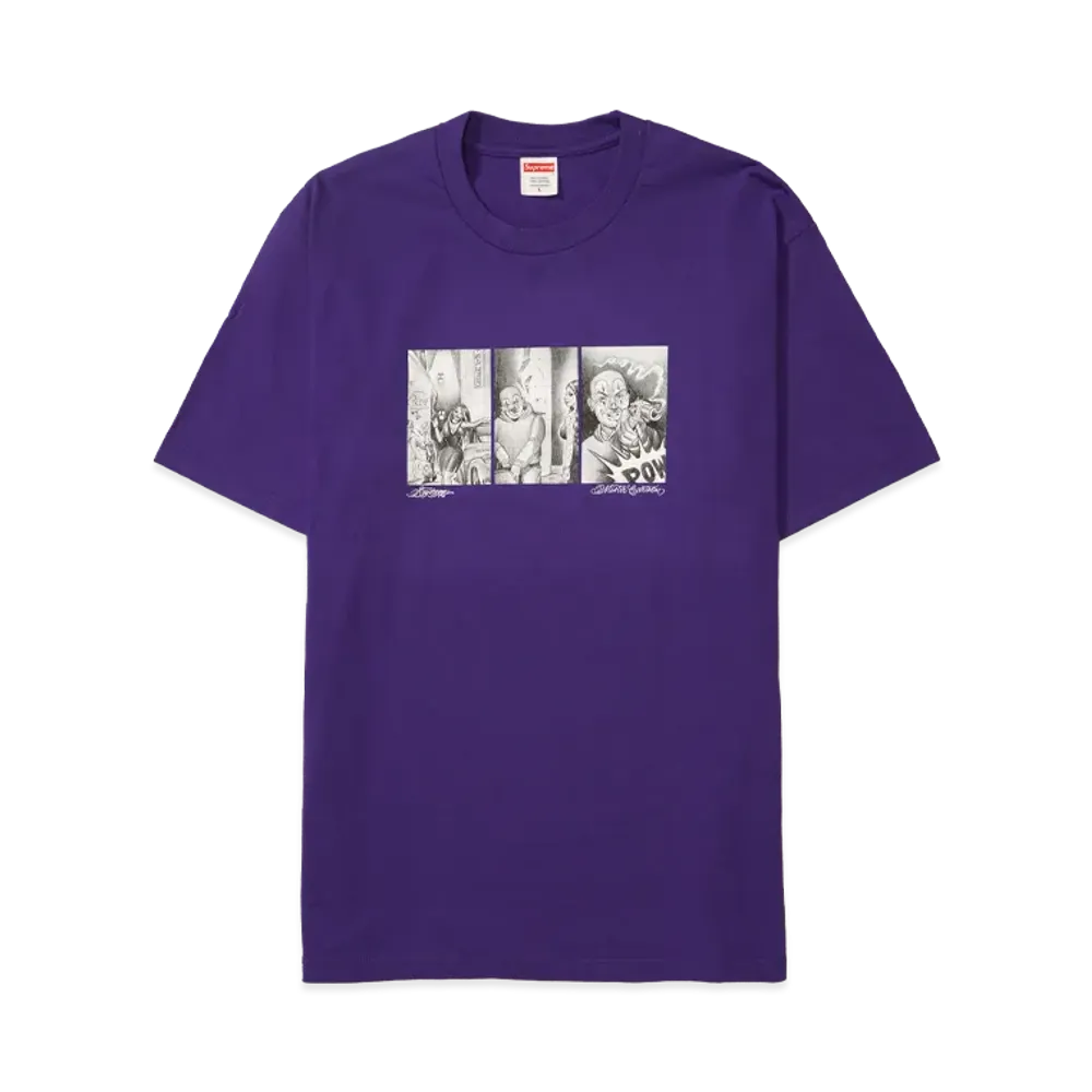 シュプリーム ミスター カートゥーン パウ Tシャツ "パープル"