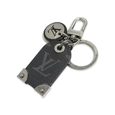 Louis Vuitton Monogram Eclipse Porte Cles Tab Travel Tag
