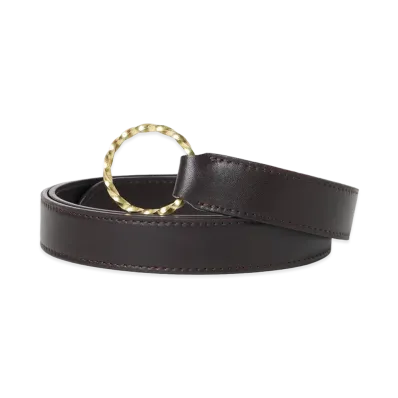 T.T Taiga Takahashi Women's Infinite Circle Belt "Burgundy"