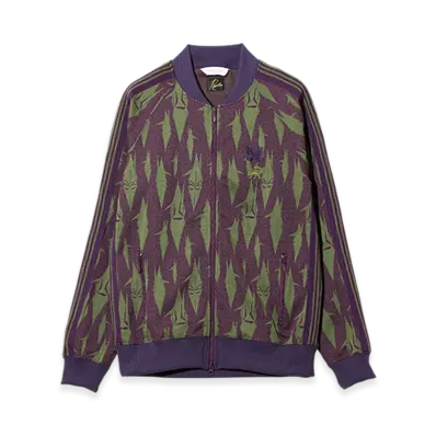 NEEDLES x Sasquatchfabrix. Track Jacket "Origami Crane" "Purple/Green"