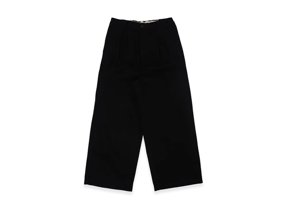 New Manual Chino Wide Trousers "Black"